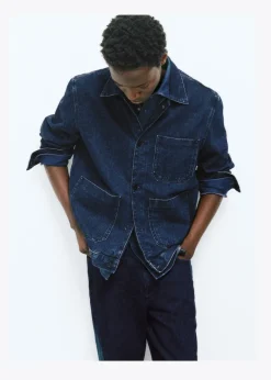 MANGO Kurtki I Koszule Wierzchnie*Kurtka dżinsowa z kieszeniami