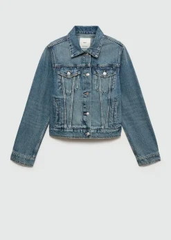 MANGO Kurtki*Kurtka dżinsowa z kieszeniami