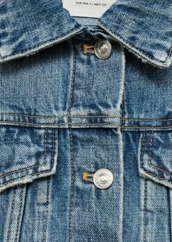 MANGO Kurtki*Kurtka dżinsowa z kieszeniami