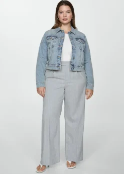 MANGO Kurtki*Kurtka dżinsowa z kieszeniami