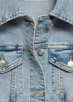MANGO Kurtki*Kurtka dżinsowa z kieszeniami