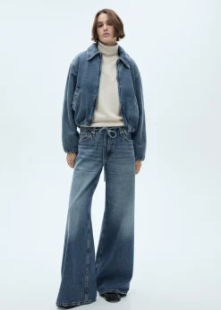 MANGO Kurtki*Kurtka dżinsowa z kieszeniami
