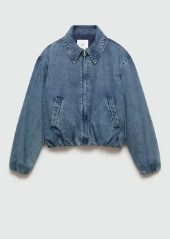 MANGO Kurtki*Kurtka dżinsowa z kieszeniami