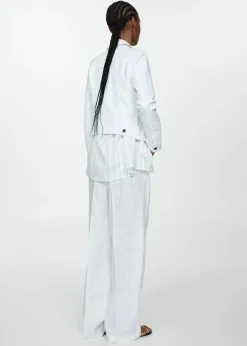 MANGO Kurtki*Kurtka dżinsowa z kieszeniami