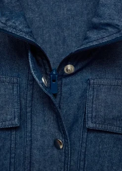 MANGO Kurtki*Kurtka dżinsowa z kieszeniami