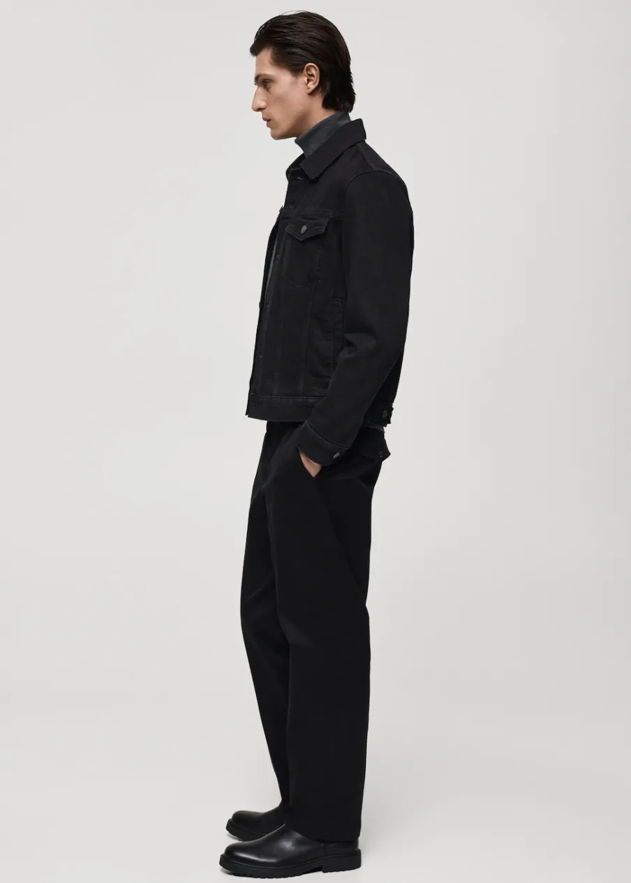 MANGO Kurtki I Koszule Wierzchnie*Kurtka dżinsowa z kieszeniami