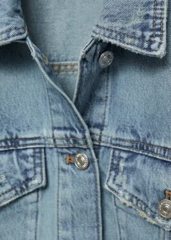 MANGO Kurtki*Kurtka dżinsowa z kieszeniami