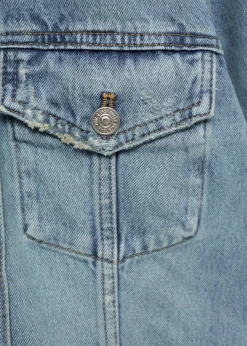 MANGO Kurtki*Kurtka dżinsowa z kieszeniami