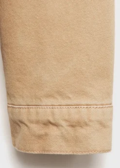 MANGO Kurtki I Koszule Wierzchnie*Kurtka dżinsowa z kołnierzem z baranka