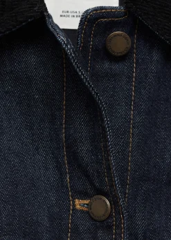 MANGO Kurtki*Kurtka dżinsowa z kontrastowym kołnierzykiem