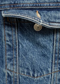 MANGO Kurtki*Kurtka dżinsowa z motywem gwiazdy