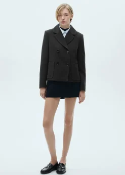 MANGO Kurtki*Kurtka dwurzędowa wełniana