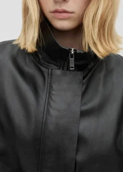 MANGO Kurtki|Skóra*Kurtka oversize ze skóry