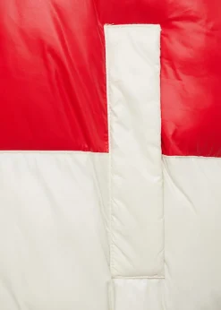 MANGO Płaszcze*Kurtka pikowana trójkolorowa