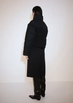 MANGO Płaszcze*Kurtka pikowana ze wstawkami z dzianiny bouclé