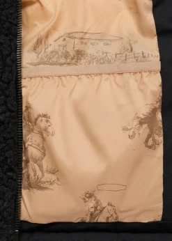 MANGO Płaszcze*Kurtka pikowana ze wstawkami z dzianiny bouclé