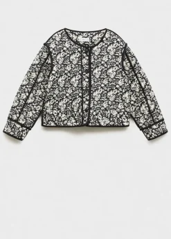 Dzieci MANGO Płaszcze I Kurtki*Kurtka pikowana ze wzorem