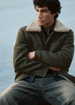 MANGO Kurtki I Koszule Wierzchnie|Płaszcze*Kurtka podszyta barankiem