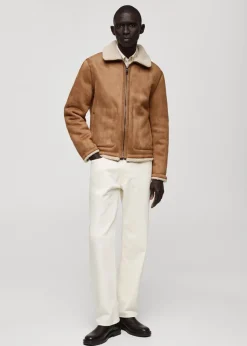 MANGO Kurtki I Koszule Wierzchnie*Kurtka podszyta barankiem