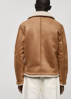 MANGO Kurtki I Koszule Wierzchnie*Kurtka podszyta barankiem