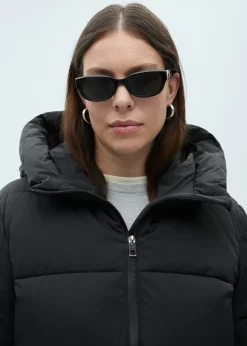 MANGO Płaszcze*Kurtka puchowa midi z kapturem