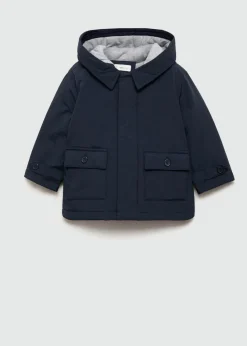 Dzieci MANGO Płaszcze I Kurtki*Kurtka puchowa z kieszeniami i kapturem