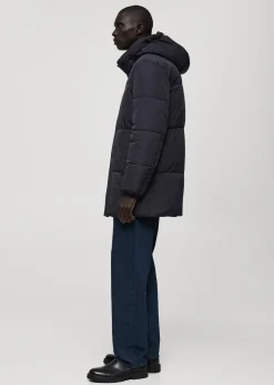 MANGO Kurtki I Koszule Wierzchnie|Płaszcze*Kurtka puffer wodoodporna z kapturem