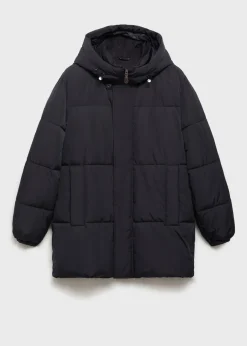 MANGO Kurtki I Koszule Wierzchnie|Płaszcze*Kurtka puffer wodoodporna z kapturem