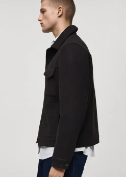 MANGO Kurtki I Koszule Wierzchnie*Kurtka regular fit z wełny