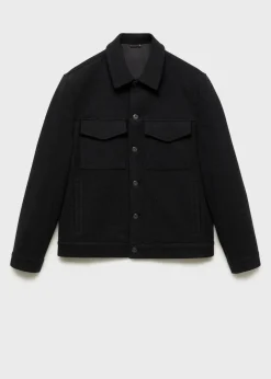 MANGO Kurtki I Koszule Wierzchnie*Kurtka regular fit z wełny