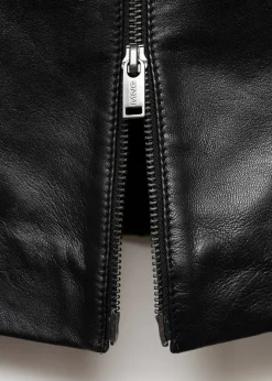 MANGO Kurtki|Skóra*Kurtka skórzana na zamek