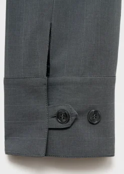 MANGO Kurtki*Kurtka w paski z dwustronnym zapięciem na zamek