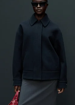 MANGO Kurtki*Kurtka wełniana oversize