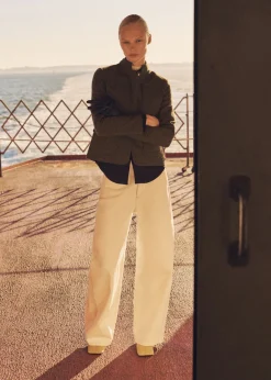 MANGO Kurtki*Kurtka wełniana w drobną pepitkę