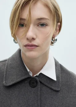 MANGO Kurtki*Kurtka wełniana z kieszeniami