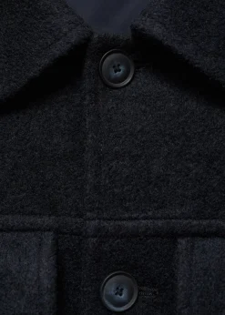 MANGO Kurtki I Koszule Wierzchnie*Kurtka wełniana z kieszeniami