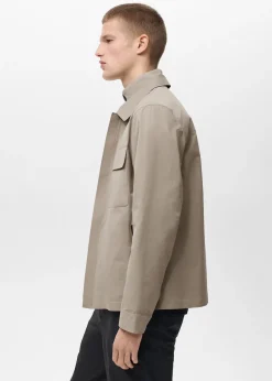 MANGO Kurtki I Koszule Wierzchnie*Kurtka wodoodporna z kieszeniami