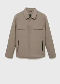 MANGO Kurtki I Koszule Wierzchnie*Kurtka wodoodporna z kieszeniami