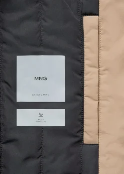 MANGO Kurtki I Koszule Wierzchnie*Kurtka wodoodporna z kołnierzem z baranka