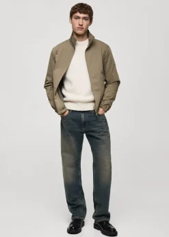 MANGO Kurtki I Koszule Wierzchnie*Kurtka wodoodporna z zapięciem na zamek