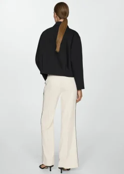 MANGO Kurtki*Kurtka z bawełny z koszulowym kołnierzykiem