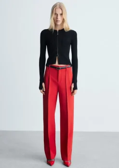 MANGO Kurtki*Kurtka z cienkiej dzianiny na zamek