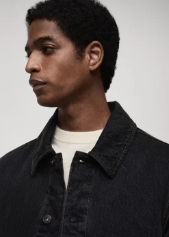 MANGO Kurtki I Koszule Wierzchnie*Kurtka z denimu ciemnoniebieska