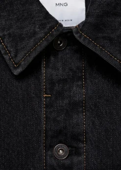 MANGO Kurtki I Koszule Wierzchnie*Kurtka z denimu ciemnoniebieska