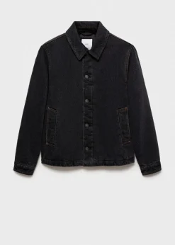 MANGO Kurtki I Koszule Wierzchnie*Kurtka z denimu ciemnoniebieska