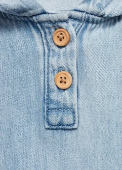 Dzieci MANGO Płaszcze I Kurtki*Kurtka z denimu z kieszenią kangurką