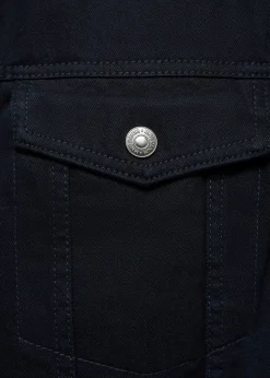 MANGO Kurtki I Koszule Wierzchnie*Kurtka z denimu z kołnierzem z baranka