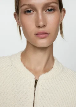 MANGO Kurtki|Swetry I Kardigany*Kurtka z dzianiny na zamek