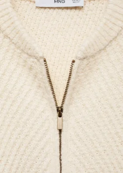 MANGO Kurtki|Swetry I Kardigany*Kurtka z dzianiny na zamek
