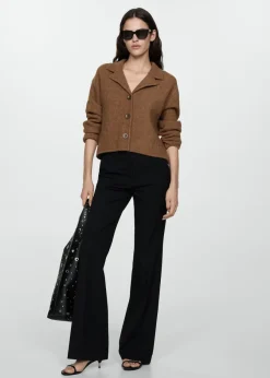 MANGO Kurtki|Swetry I Kardigany*Kurtka z dzianiny z guzikami